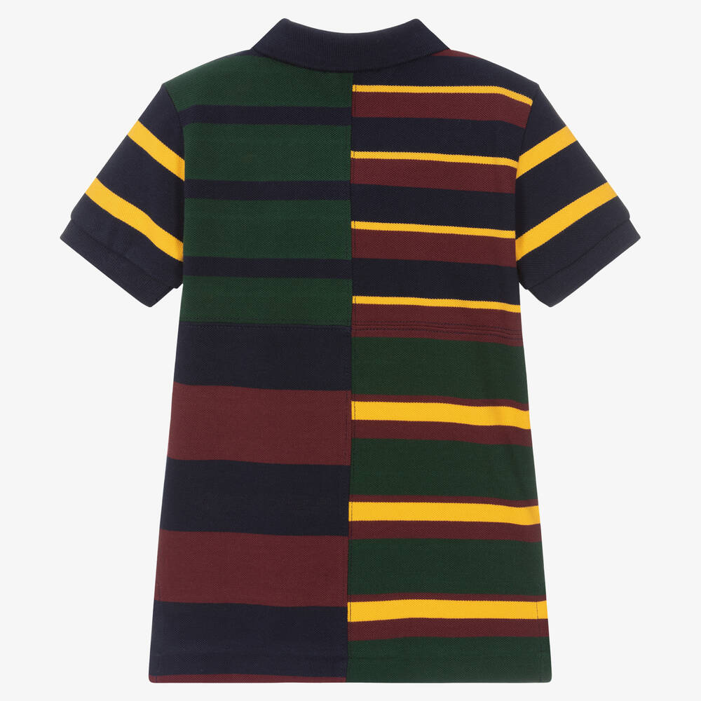 Polo Ralph Lauren-Boys Striped Cotton Polo Shirt | Childrensalon Outlet