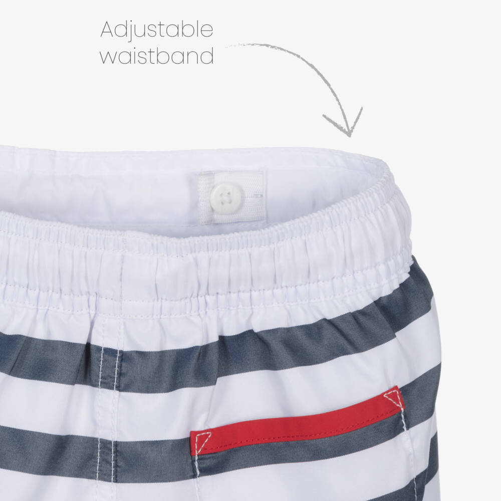 رالف لورين-شورت سباحة مقلم لون كحلي للأولاد | Childrensalon Outlet