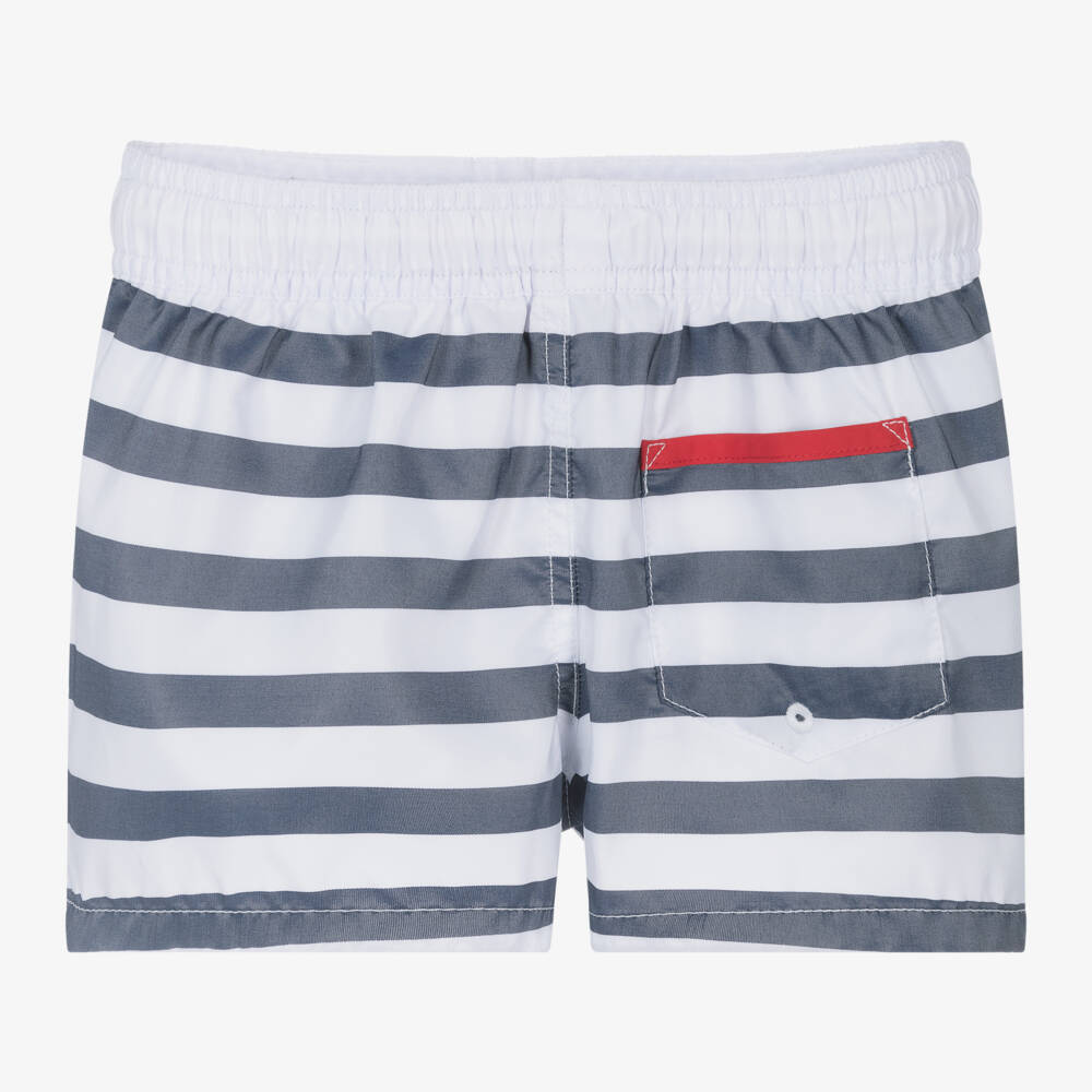 رالف لورين-شورت سباحة مقلم لون كحلي للأولاد | Childrensalon Outlet