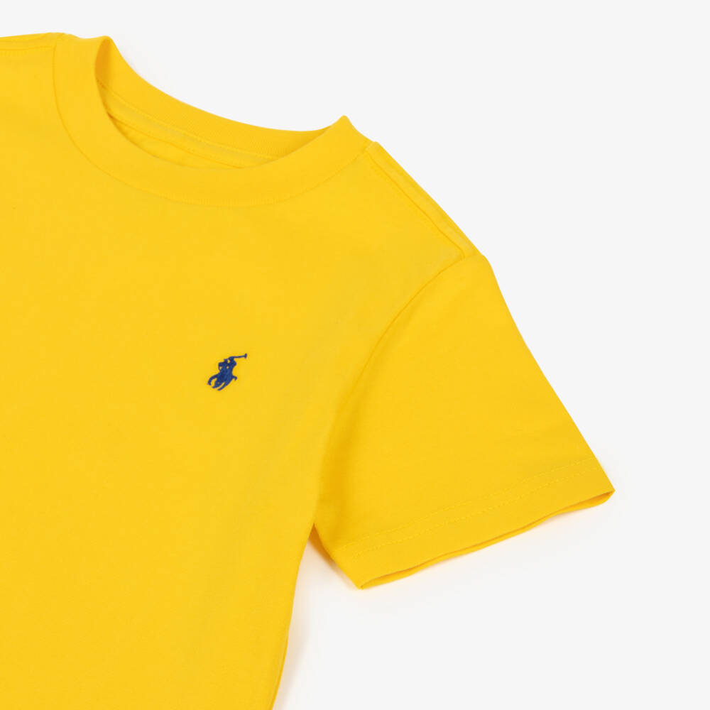 Ralph Lauren-Boys Sunlit Cotton Pony Tee | Childrensalon Outlet