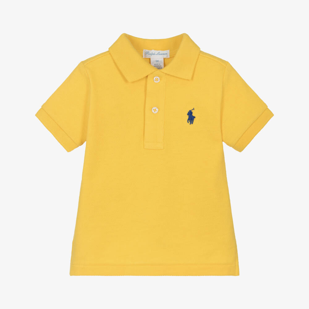 Ralph Lauren-Рубашка поло из хлопка Sunshine для мальчиков | Childrensalon Outlet