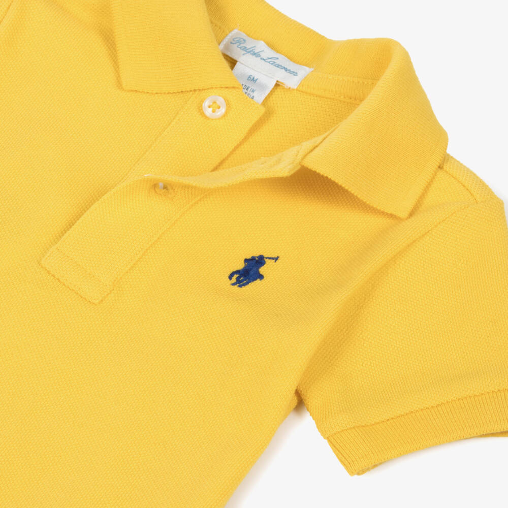 Ralph Lauren-Boys Sunshine Cotton Polo Tee | Childrensalon Outlet