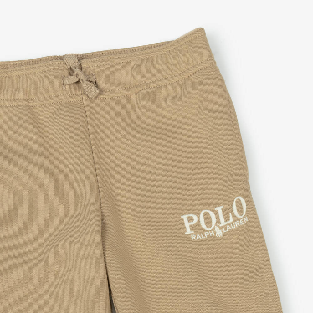 Ralph Lauren-Boys Taupe Knit Trousers | Childrensalon Outlet