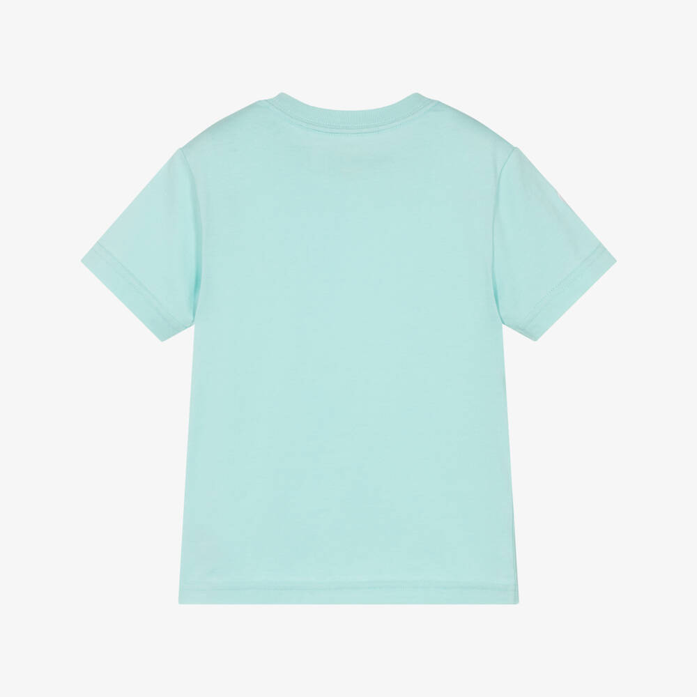 Ralph Lauren-Boys Turquoise Cotton Polo Tee | Childrensalon Outlet