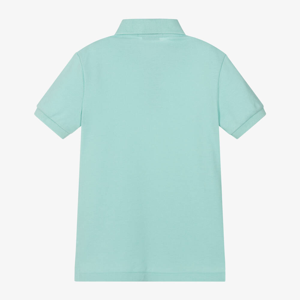 Ralph Lauren-Boys Turquoise Cotton Polo Top | Childrensalon Outlet