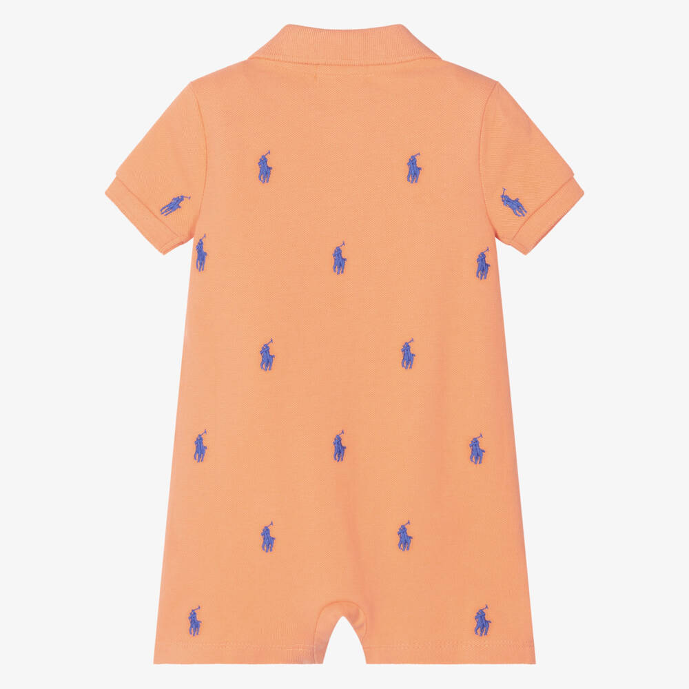 Ralph Lauren-Boys Vibrant Cotton Knit Romper | Childrensalon Outlet