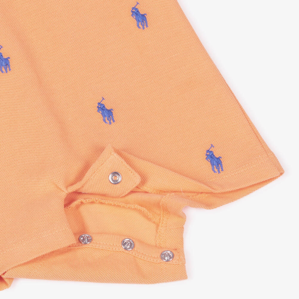 Ralph Lauren-Boys Vibrant Cotton Knit Romper | Childrensalon Outlet