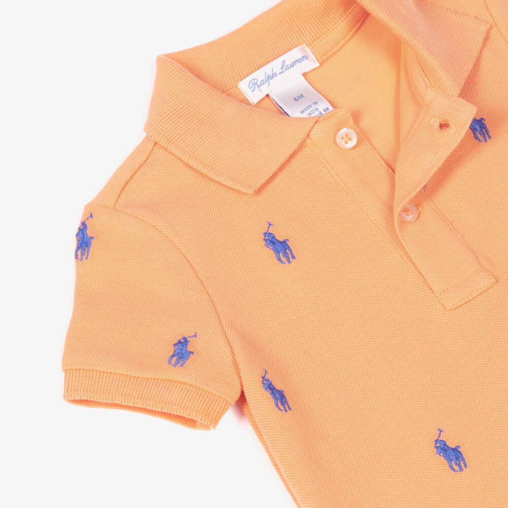 Ralph Lauren-Boys Vibrant Cotton Knit Romper | Childrensalon Outlet