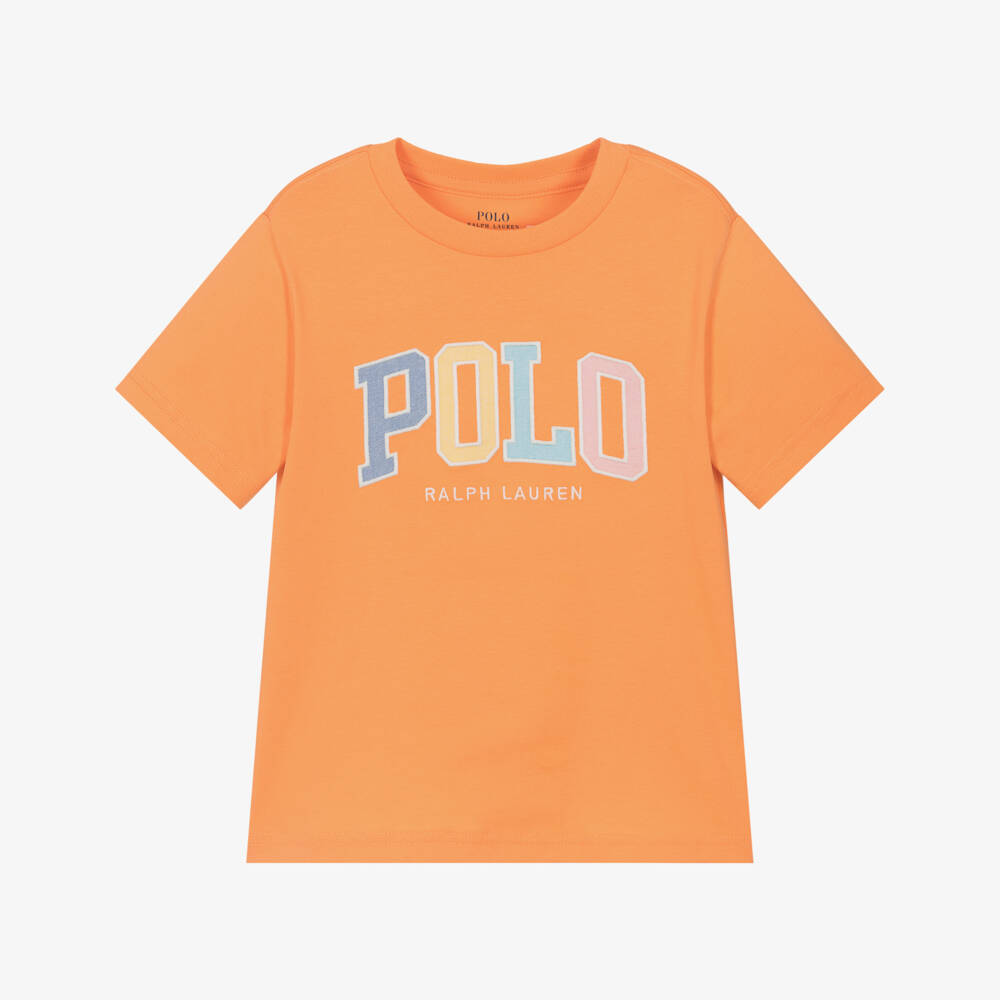 Ralph Lauren-تي شيرت بولو قطن نابض بالحياة للأولاد | Childrensalon Outlet