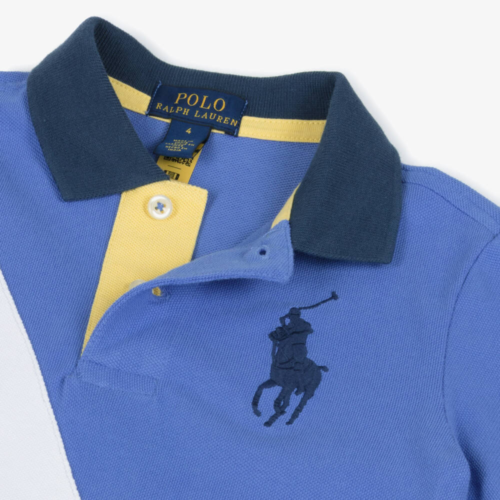 Ralph Lauren-قميص بولو بيكيه نابض بالحياة للأولاد | Childrensalon Outlet