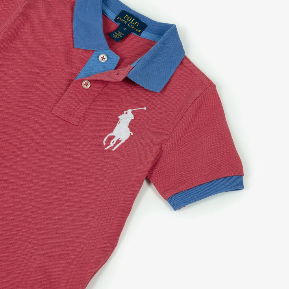 Ralph Lauren-Boys Vibrant Red Pony Polo | Childrensalon Outlet