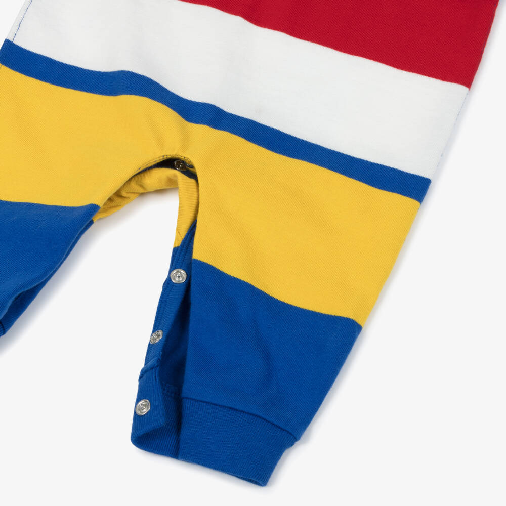 Ralph Lauren-Boys' Vibrant Striped Cotton Babygrow | Childrensalon Outlet