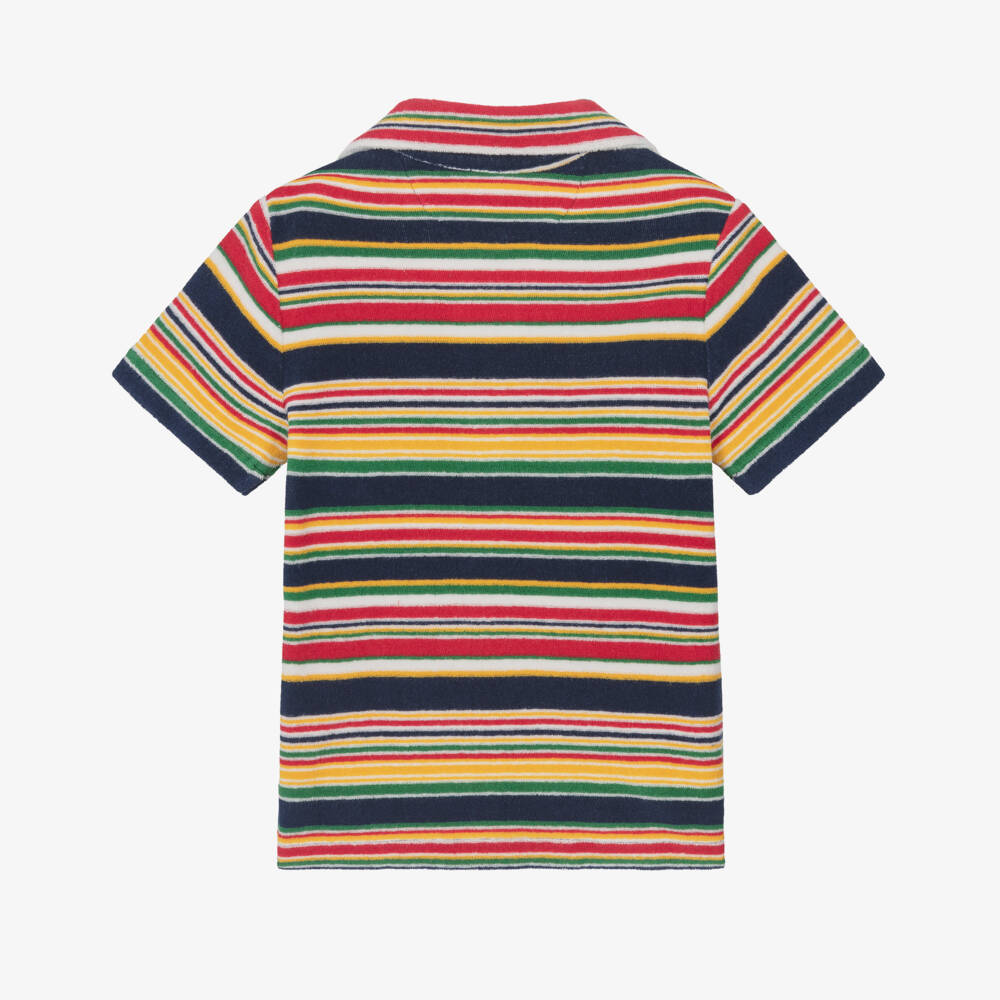 Ralph Lauren-Boys Vibrant Striped Towelling Polo | Childrensalon Outlet