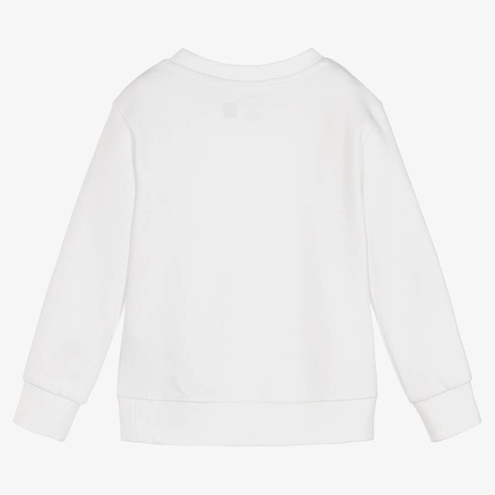 White cotton sweatshirt online