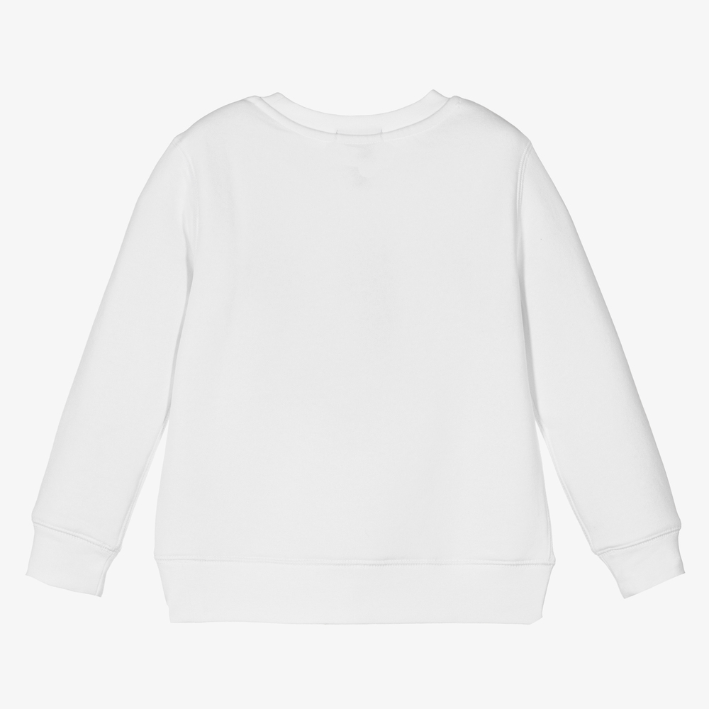 Boys white sweatshirt outlet