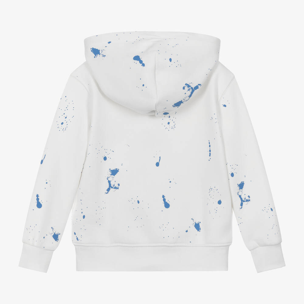 Polo Ralph Lauren Kids Paint-Splatter Polo Bear Bucket Hat (Big Kid) キッズ・ジ Polo Ralph Lauren O Ls Paint Splatter Sweatshirt Kids Size XL (18-20)