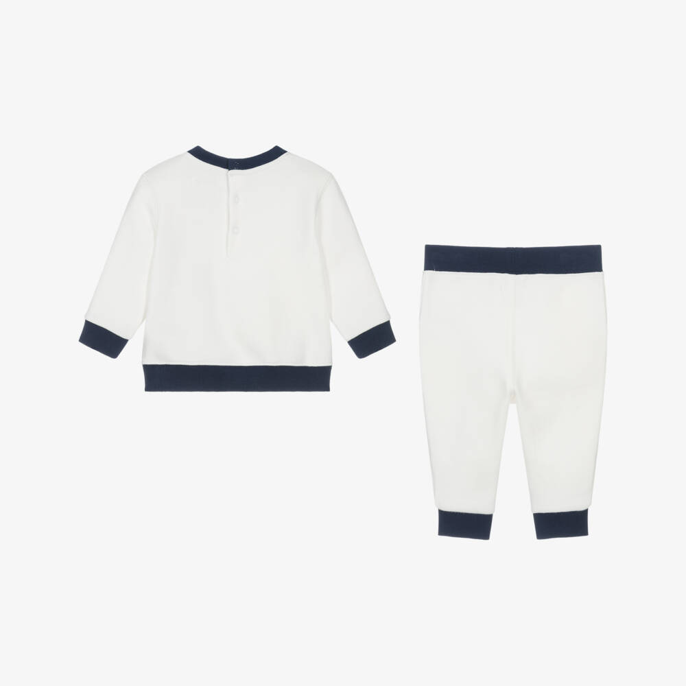 Ralph Lauren-Boys' White Polo Cotton Ensemble | Childrensalon Outlet
