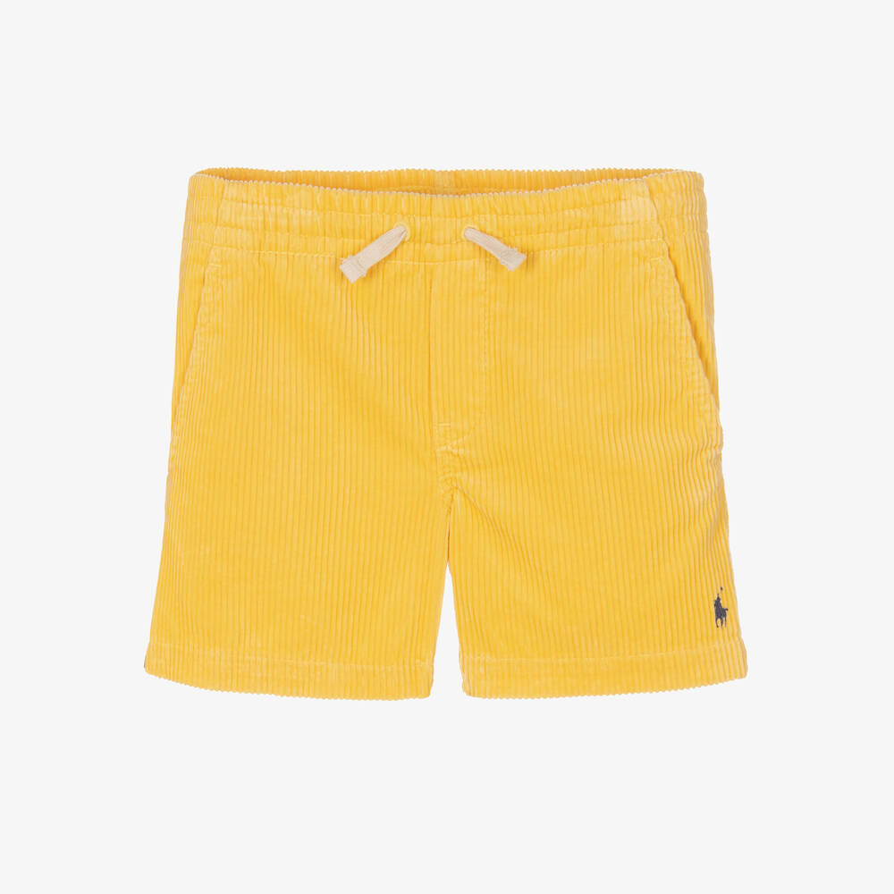Ralph lauren yellow shorts sales