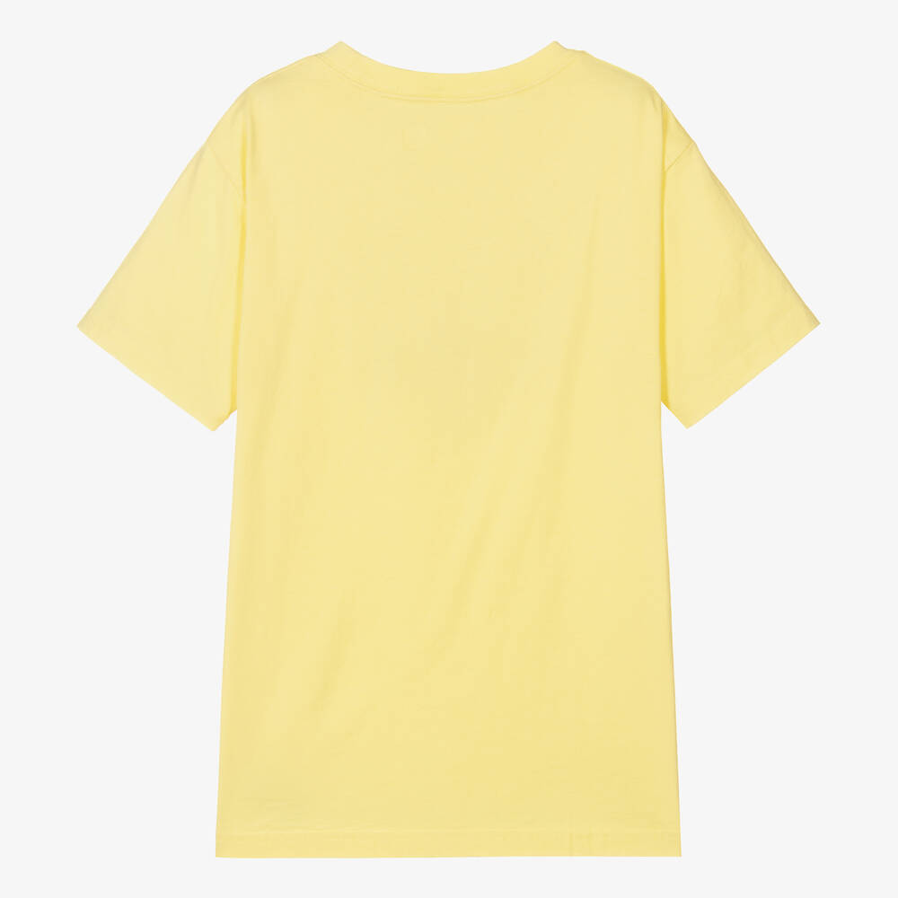 Ralph Lauren-تيشيرت قطن لون أصفر فاتح للأولاد | Childrensalon Outlet