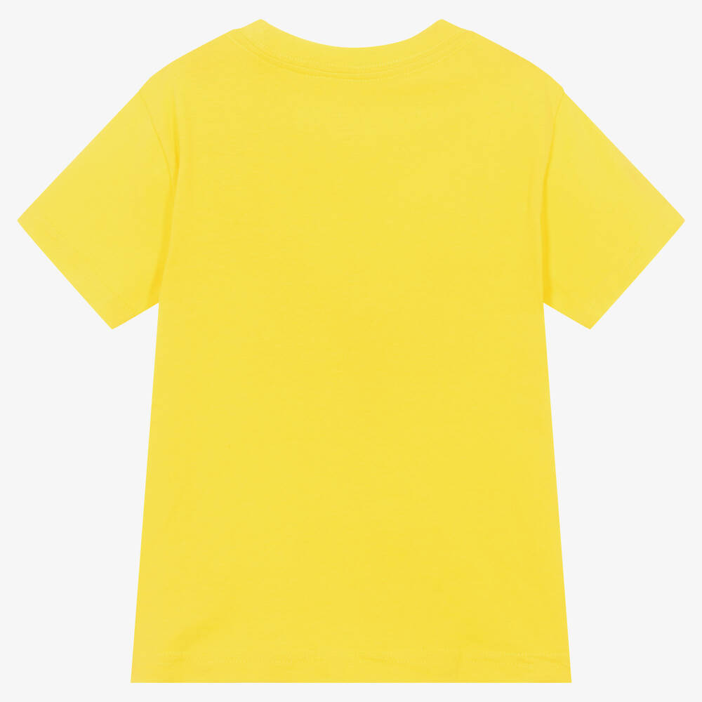 Поло Ralph Lauren-Желтая хлопковая футболка | Childrensalon Outlet