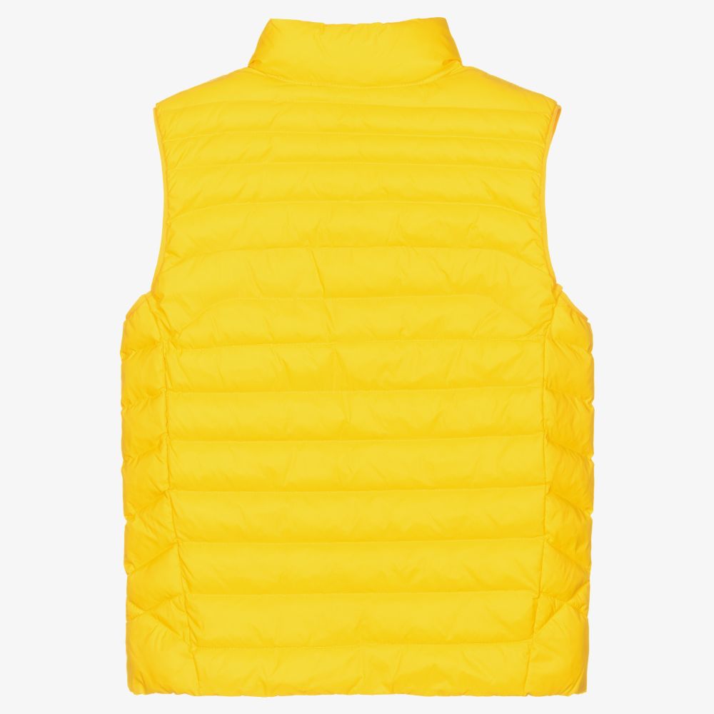 Polo Ralph Lauren-Boys Yellow Logo Gilet | Childrensalon Outlet