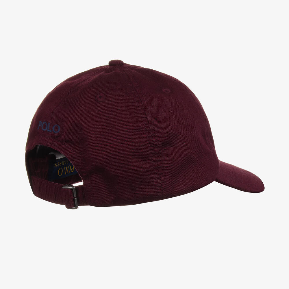 Burgundy 2025 polo cap