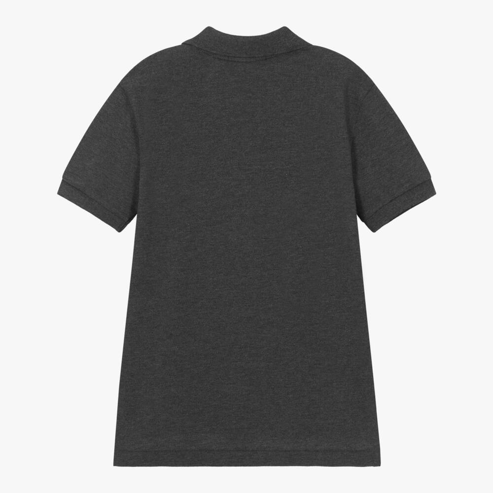 Ralph Lauren-Dark Grey Polo T-shirt (slim Fit) | Childrensalon Outlet
