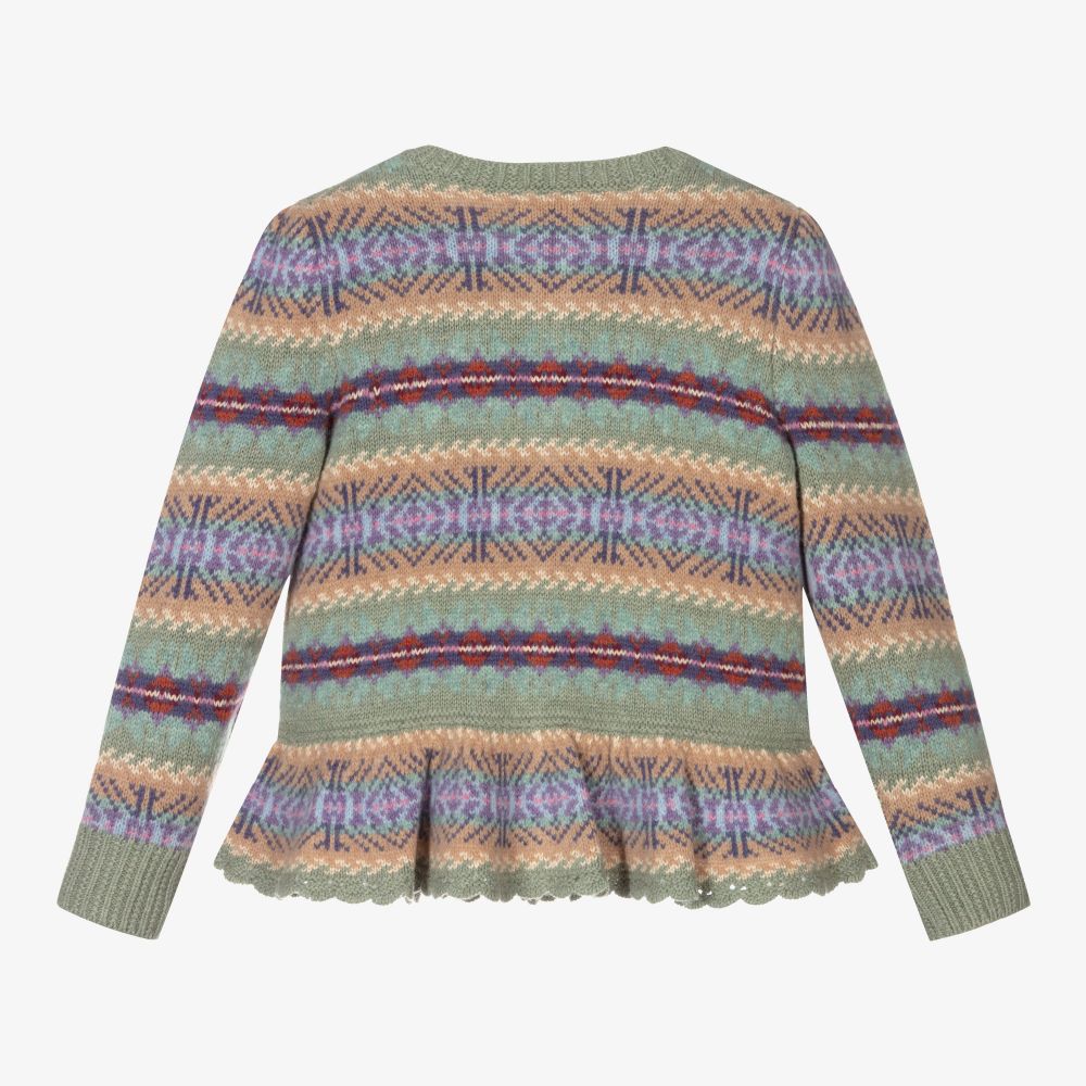 Polo Ralph Lauren Fair Isle Wool Blend Cardigan