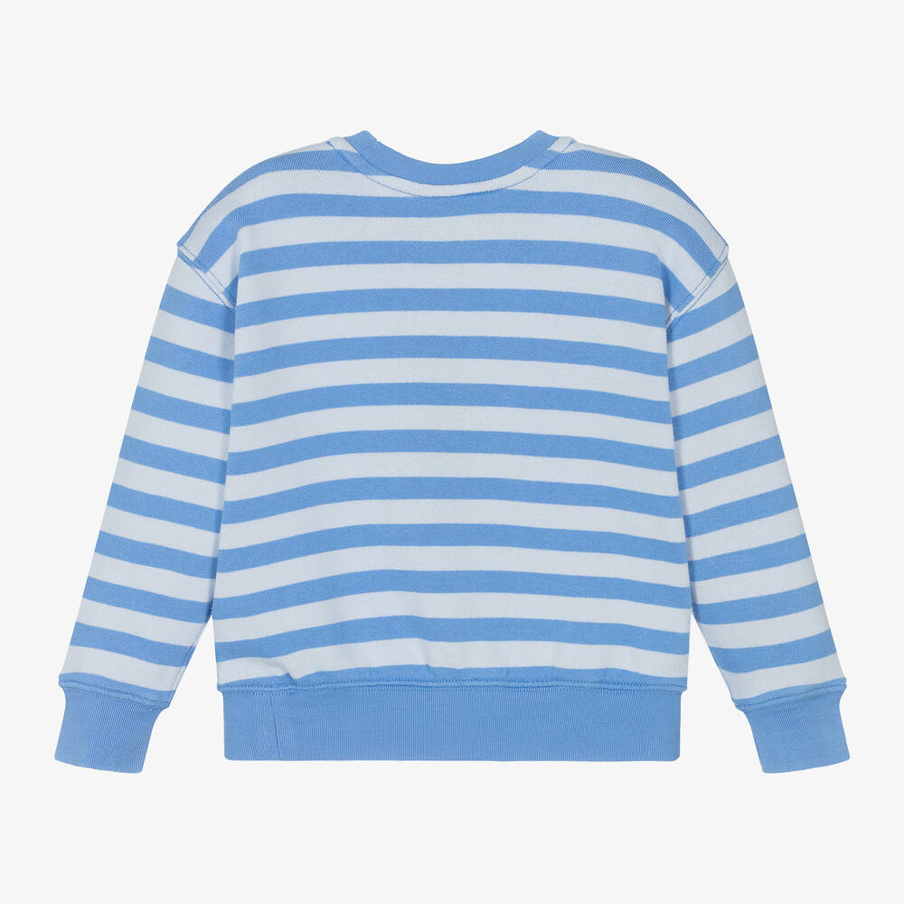 Blue striped sweatshirt 2025