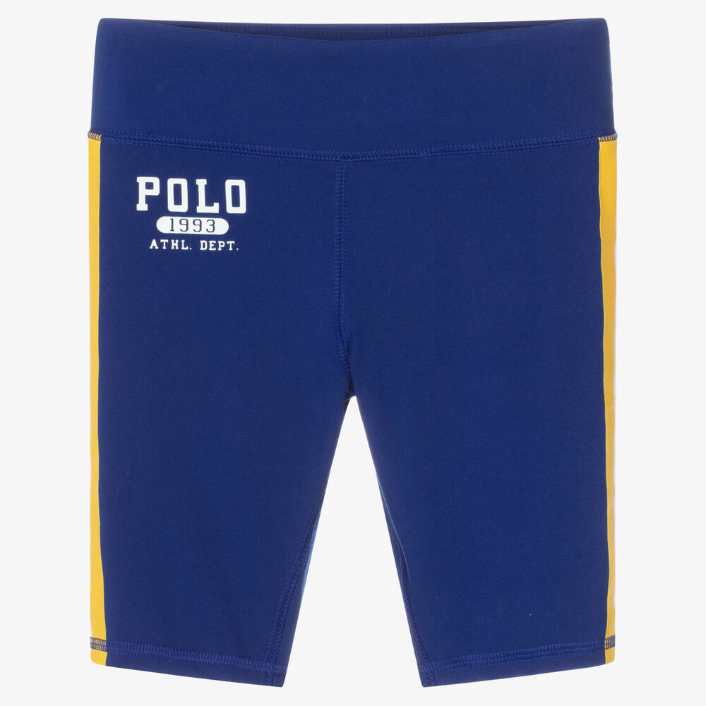 Polo Ralph Lauren - Blaue Radlerhose für Mädchen | Childrensalon