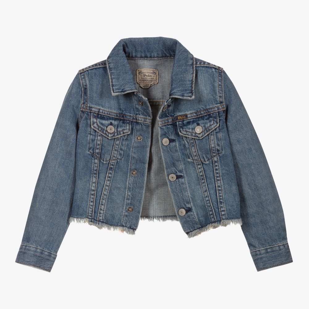 Ralph lauren ladies denim jacket deals