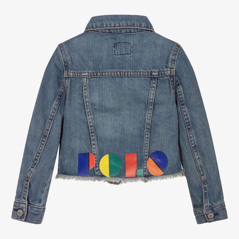 Ralph lauren girls best sale denim jacket