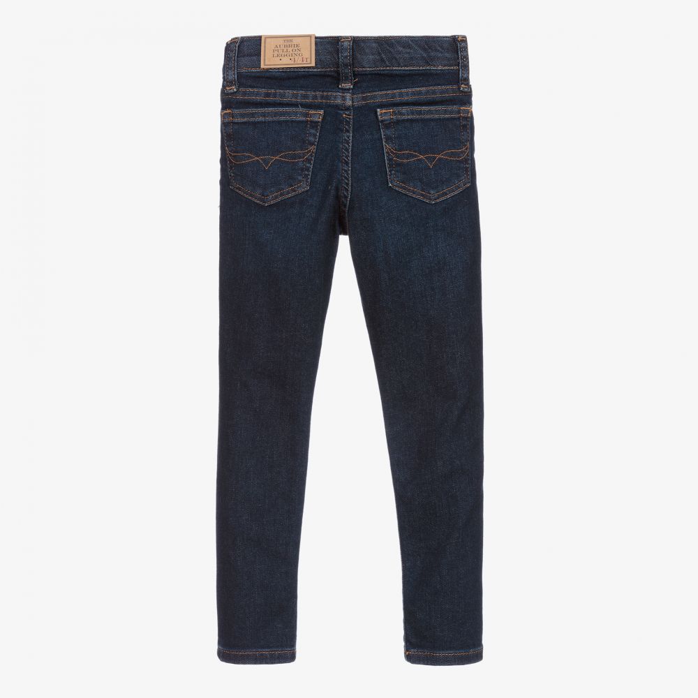 Ralph Lauren Girls Blue Jeggings Childrensalon Outlet