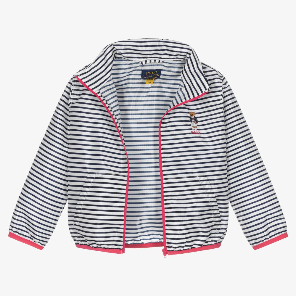 Polo ralph lauren striped jacket hot sale