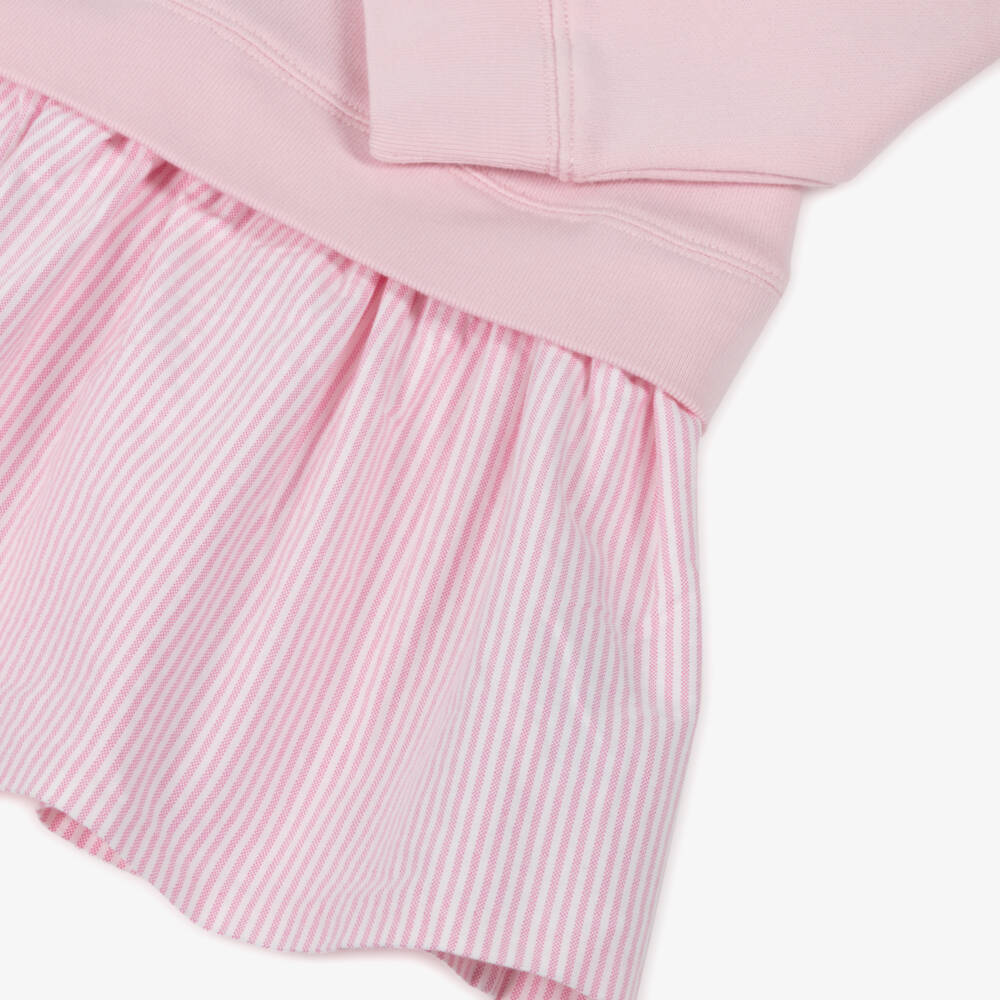 Ralph Lauren-Girls Blush Jersey Dress Delight | Childrensalon Outlet