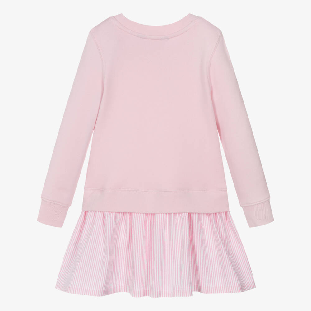 Ralph Lauren-Girls Blush Jersey Dress Delight | Childrensalon Outlet