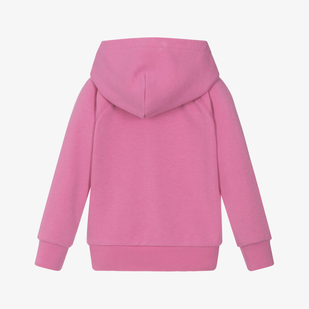 Ralph Lauren-Розовый вязаный пуловер с капюшоном для девочек | Childrensalon Outlet