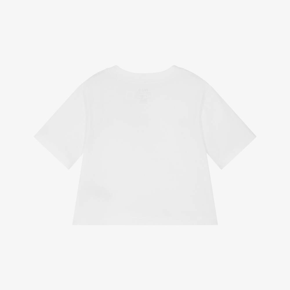 Ralph Lauren-Girls Bright White Iconic Tee | Childrensalon Outlet