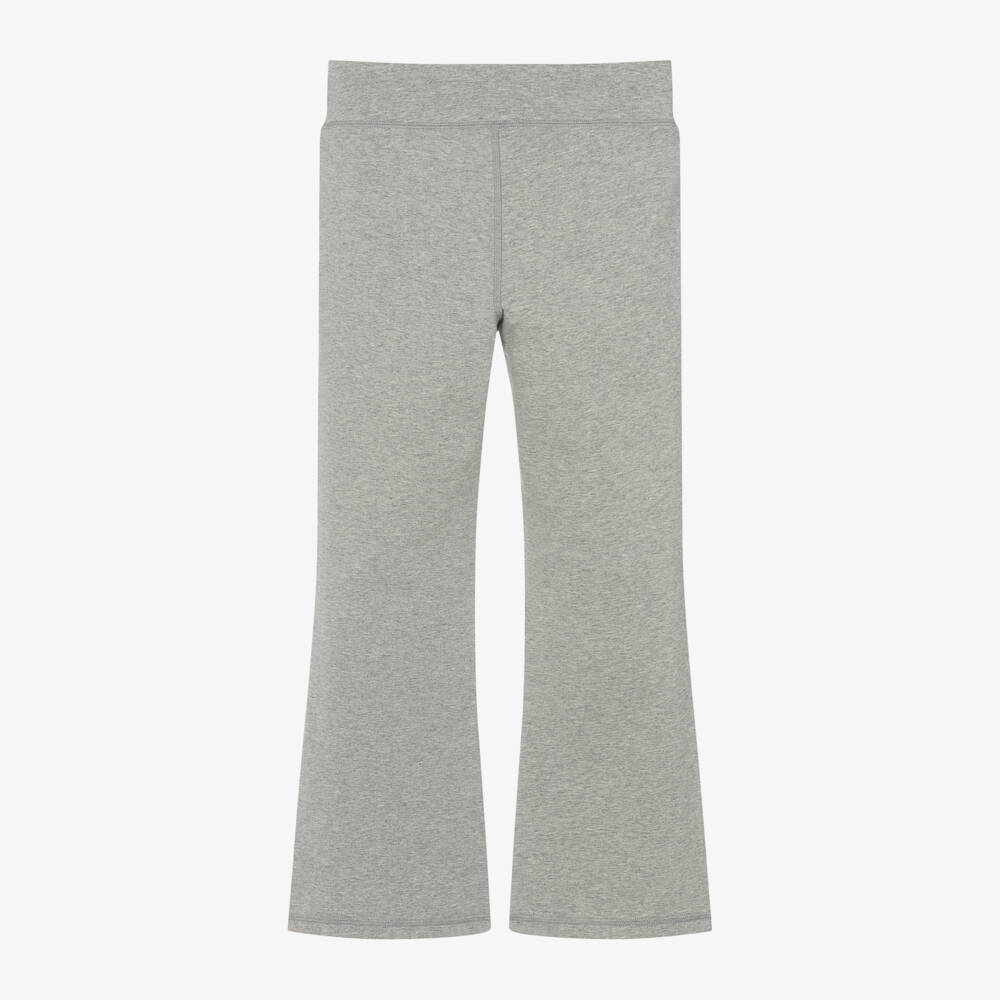 Ralph Lauren-Girls Charcoal Flare Cotton Leggings | Childrensalon Outlet