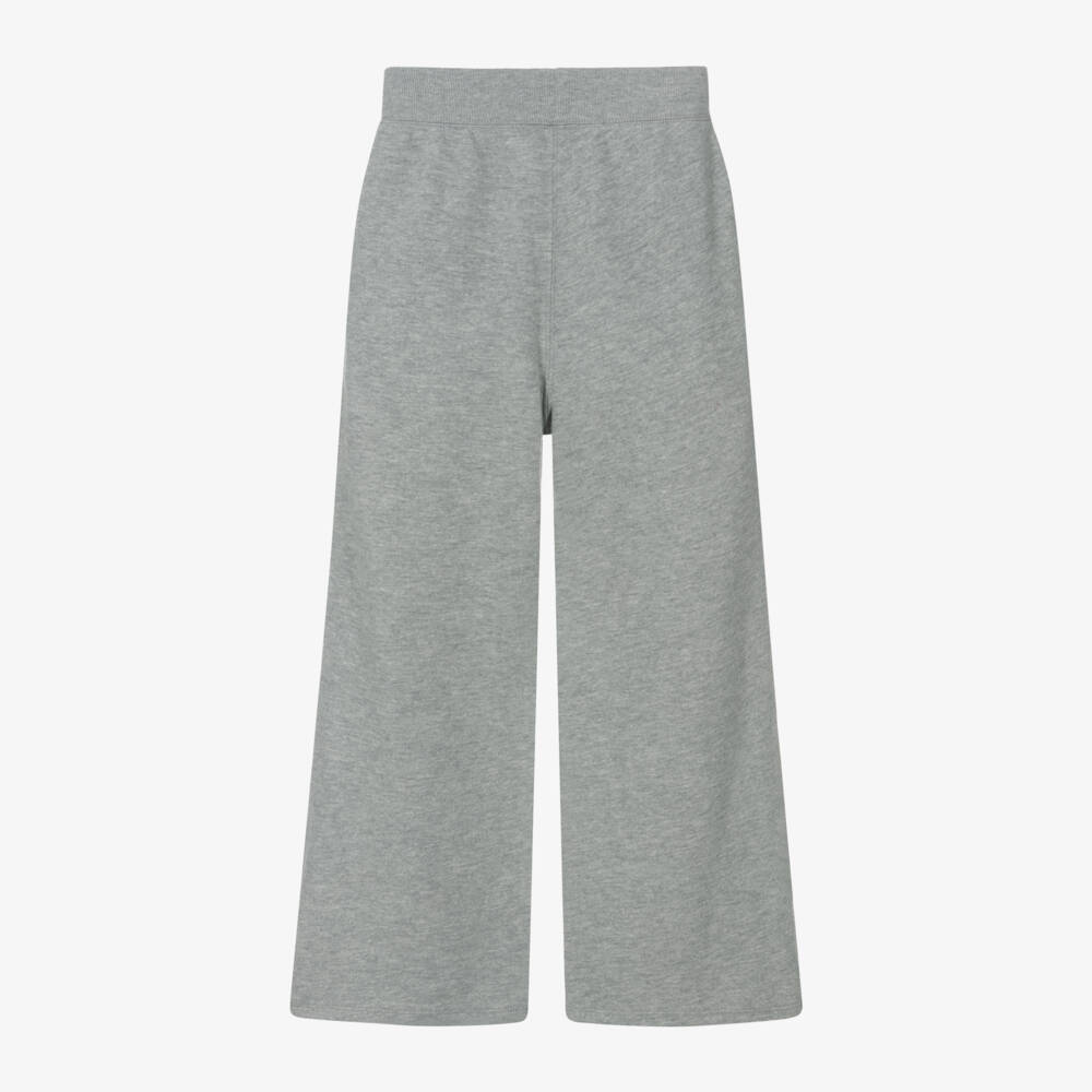 Ralph Lauren-Girls Charcoal Wide-Leg Trousers | Childrensalon Outlet