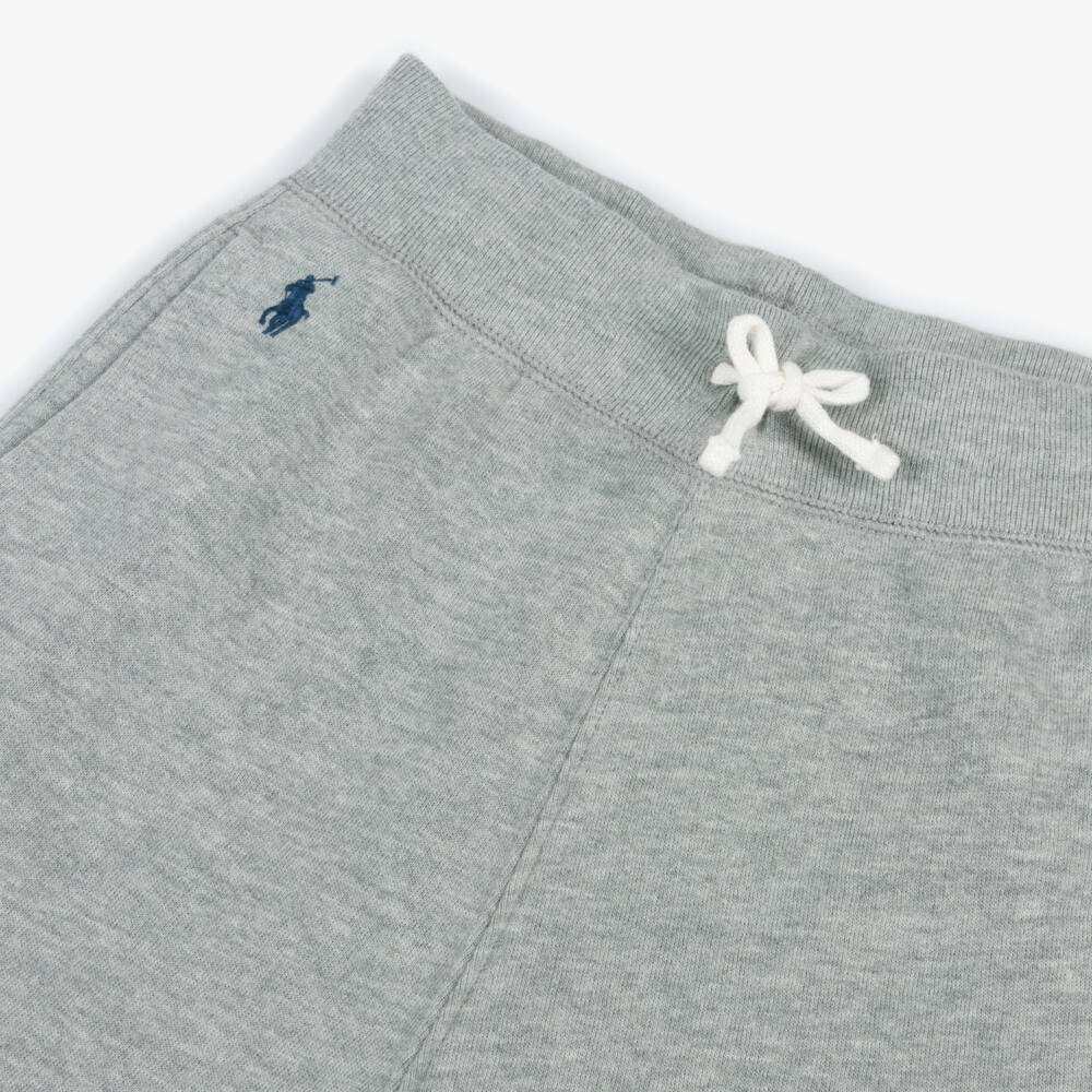 Ralph Lauren-Girls Charcoal Wide-Leg Trousers | Childrensalon Outlet