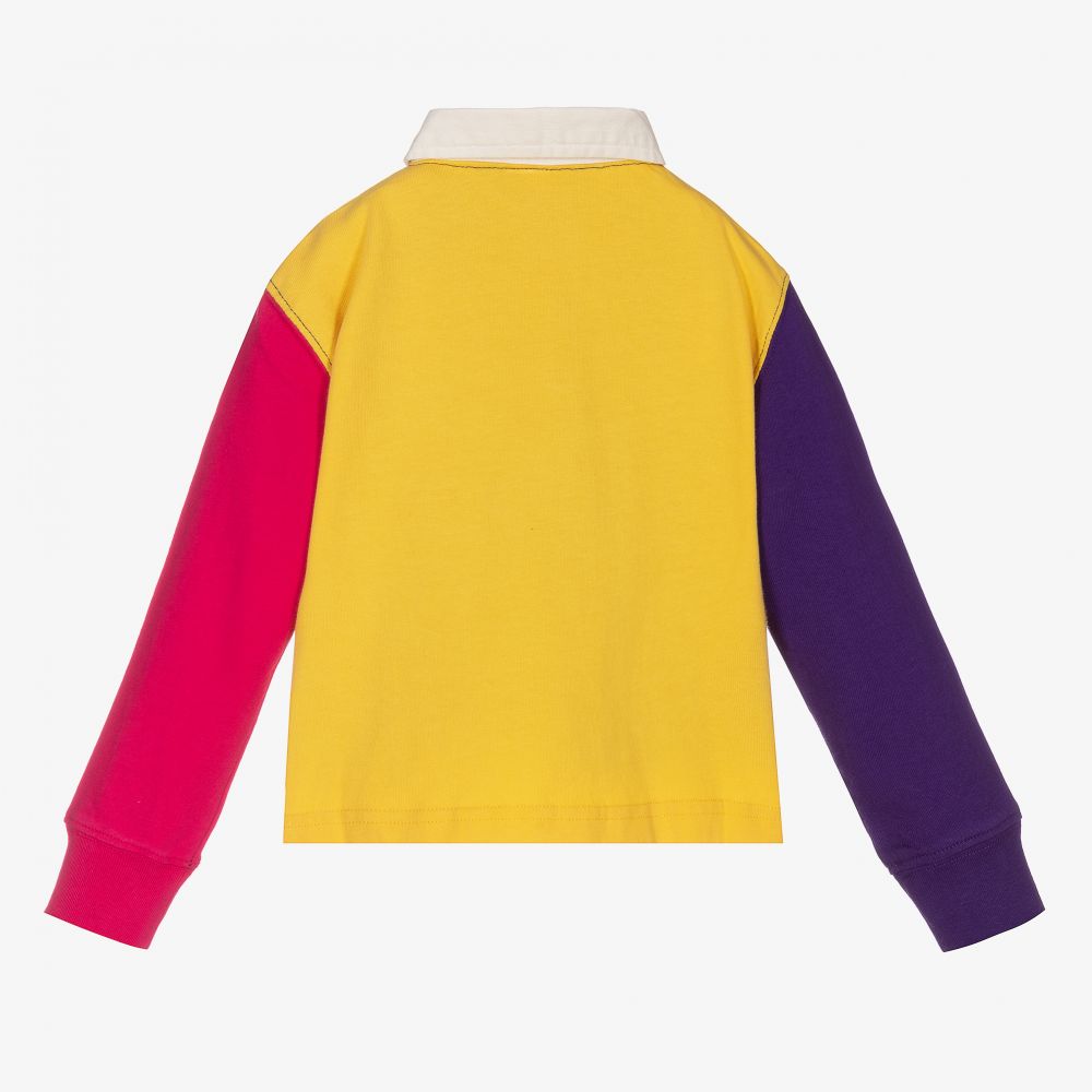 Polo Ralph Lauren-Girls Colourblock Polo Shirt | Childrensalon Outlet