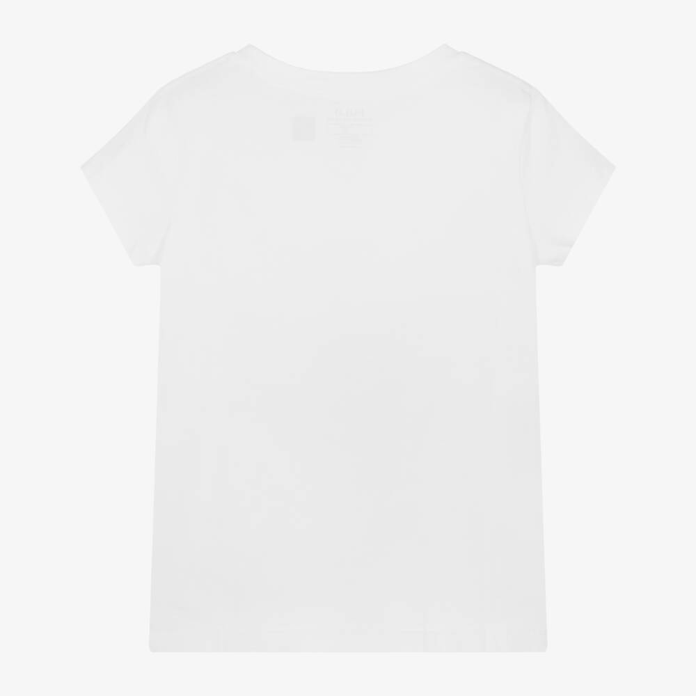 Ralph Lauren-Girls Cotton Tee with Bear Design | Childrensalon Outlet