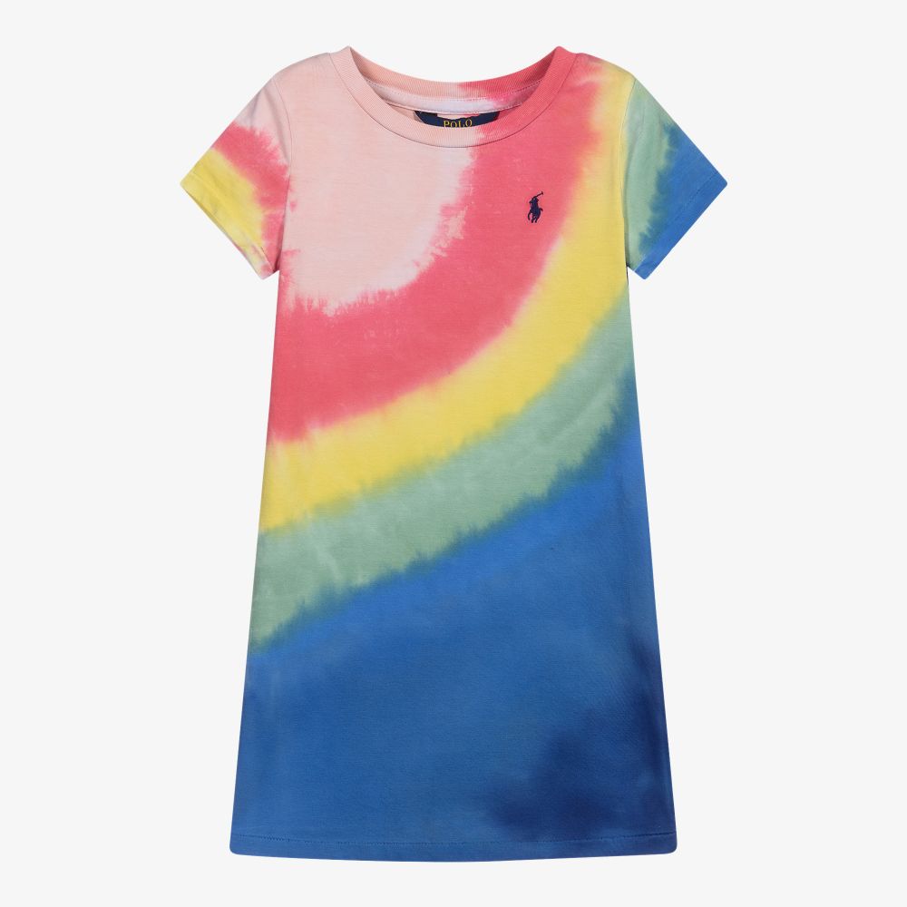 Polo Ralph Lauren - Robe tie &amp; dye en coton Fille | Childrensalon