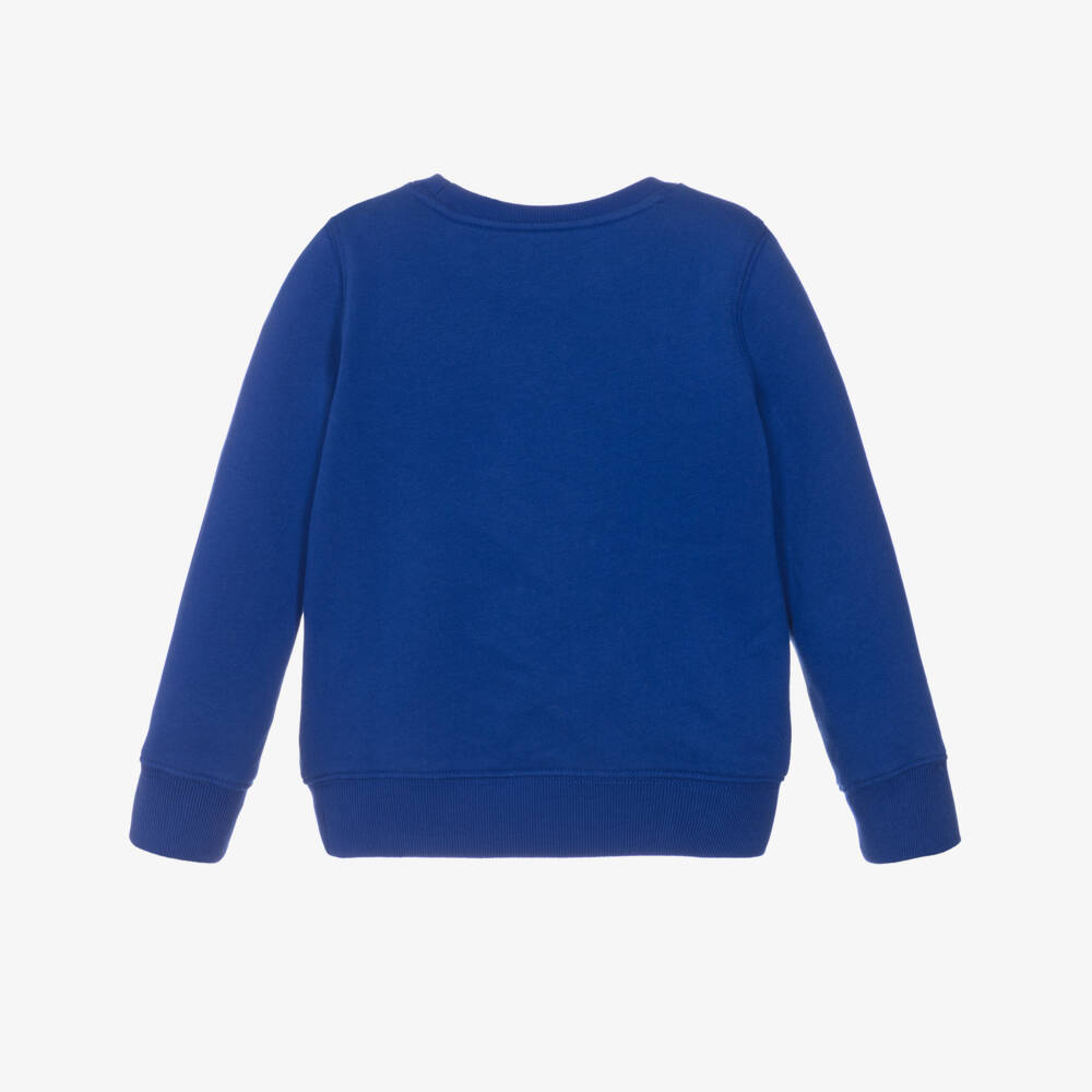 Ralph Lauren-Girls Cozy Blue Bear Pullover | Childrensalon Outlet