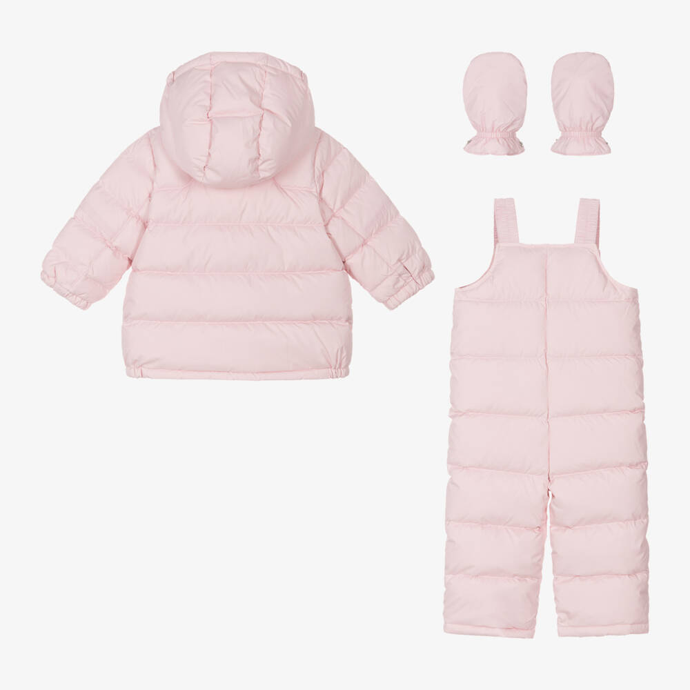 Ralph Lauren-Girls Cozy Pink Snowwear Ensemble | Childrensalon Outlet