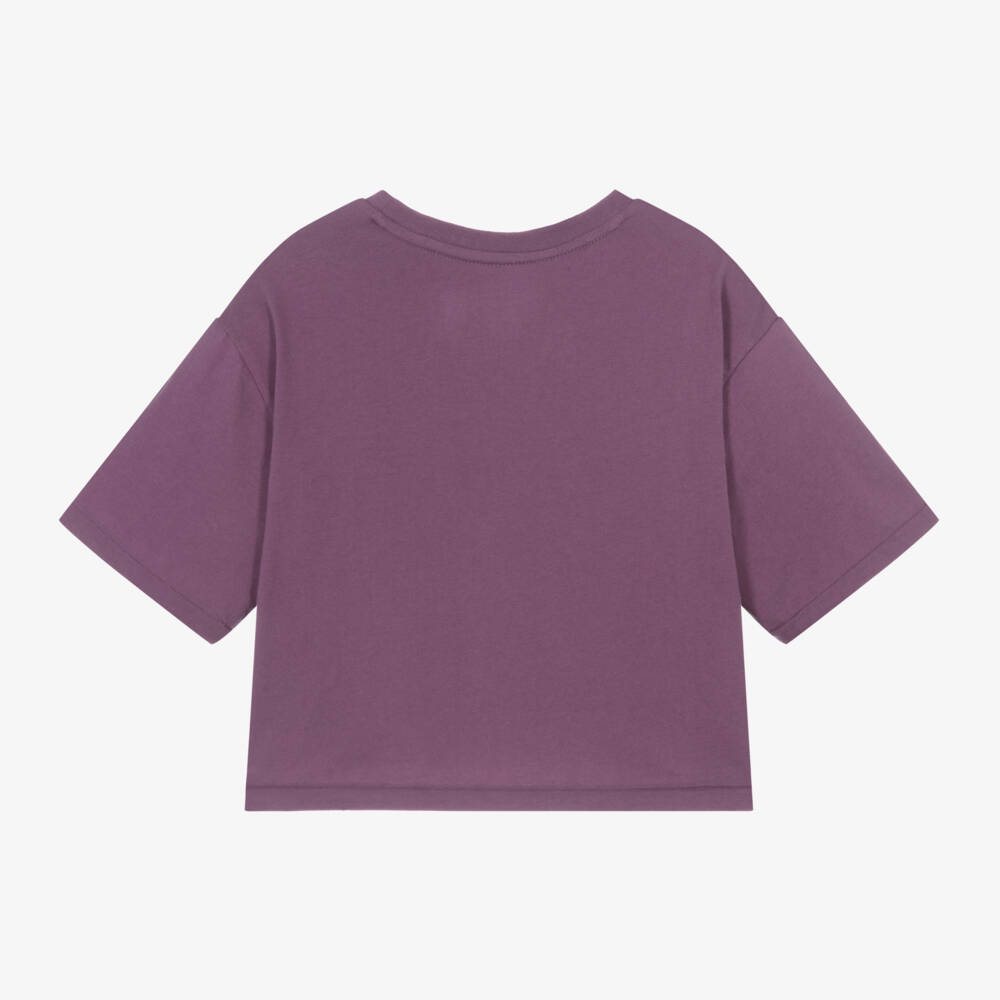 Ralph Lauren-Фиолетовая хлопковая футболка с пони для девочек | Childrensalon Outlet