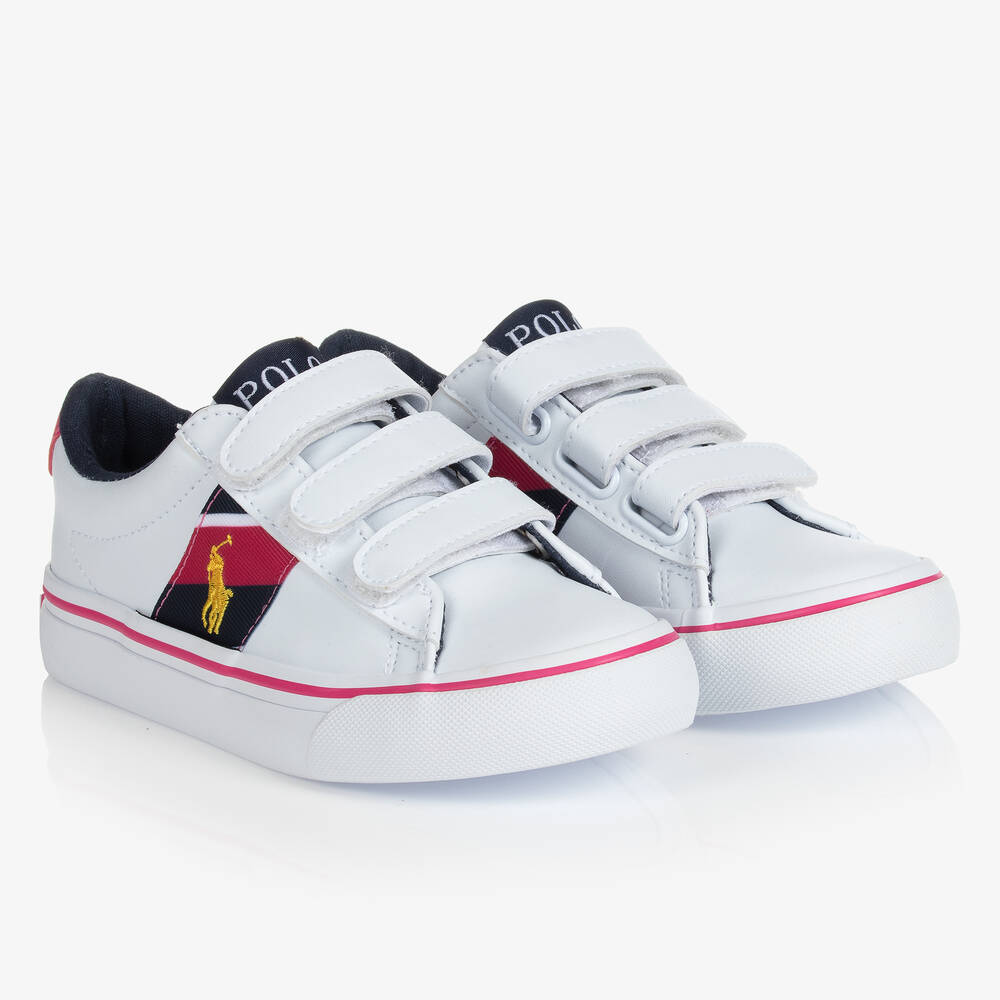 Polo Ralph Lauren - Кроссовки из искусственной кожи для девочек | Childrensalon