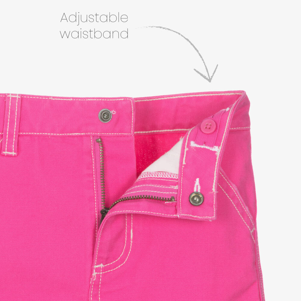 Ralph Lauren-Юбка из пурпурного хлопкового канваса для девочек | Childrensalon Outlet