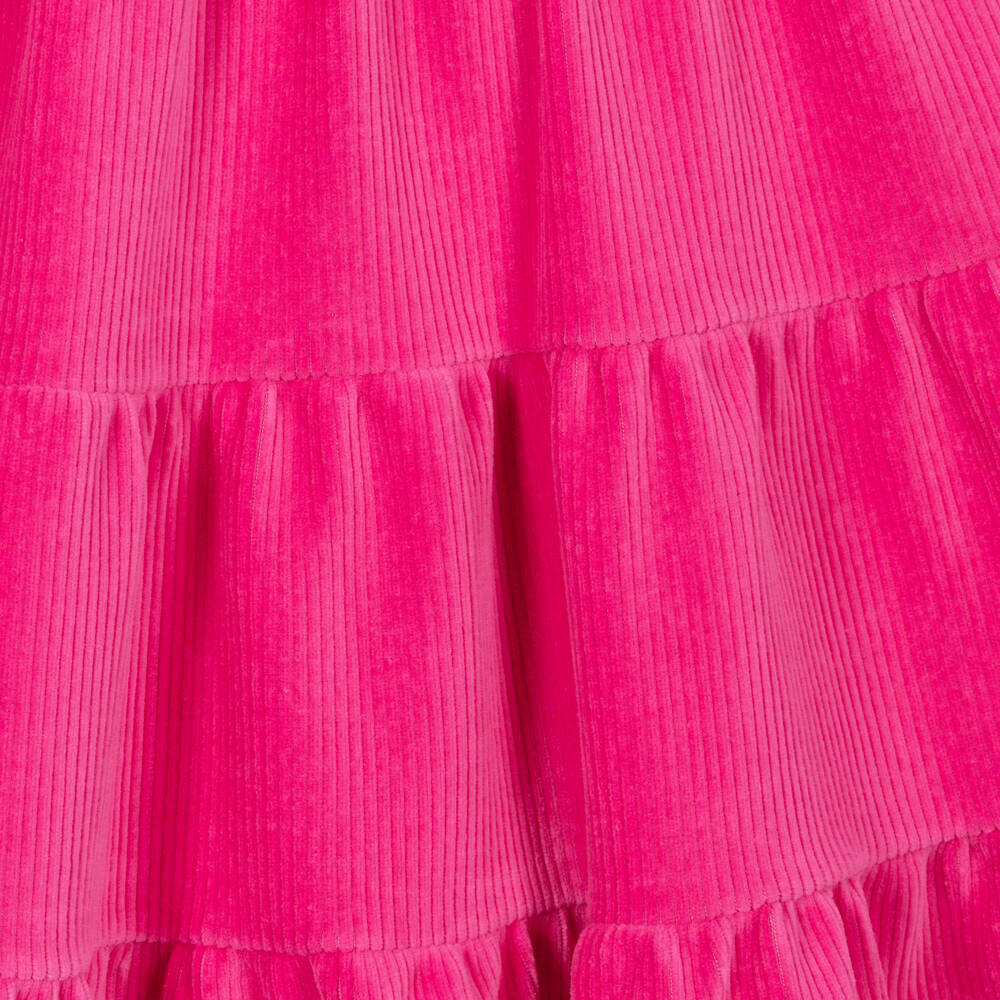 Ralph Lauren-Girls Fuchsia Corduroy Dress | Childrensalon Outlet
